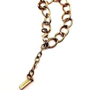 SUGARFIX  Chain  Link  Womens   Bracelet Gold  Tone 8 Inches